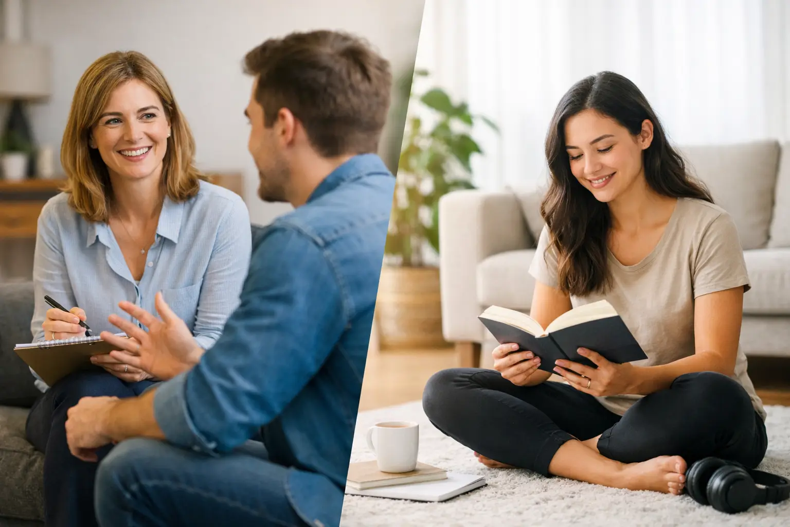Counseling Versus Self Help: What Works?